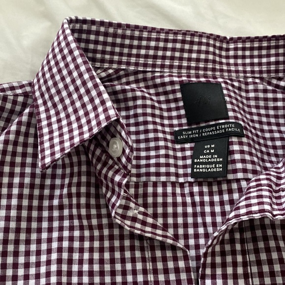 Mens Button Down Dress Shirt - Picture 2 of 2